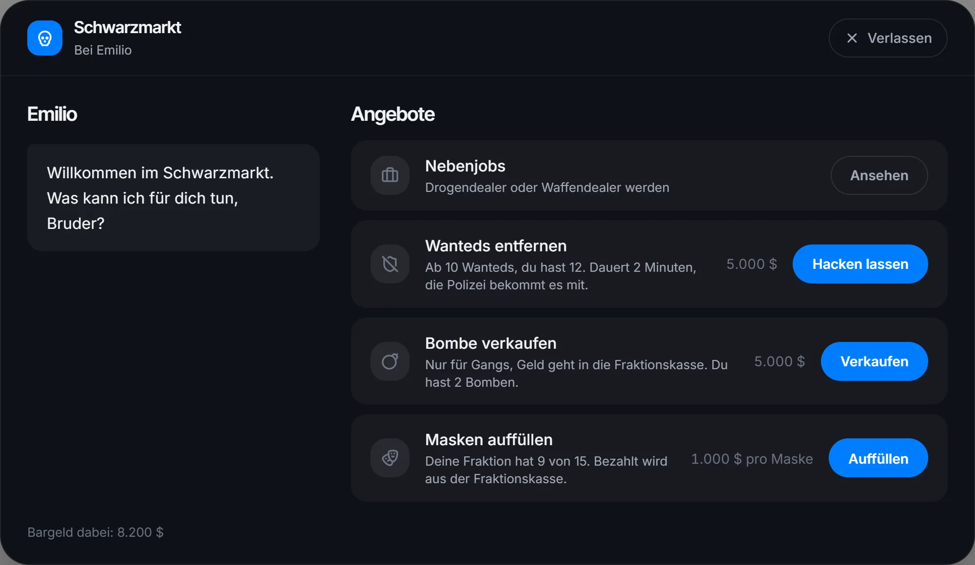 Alle Angebote bei Emilio