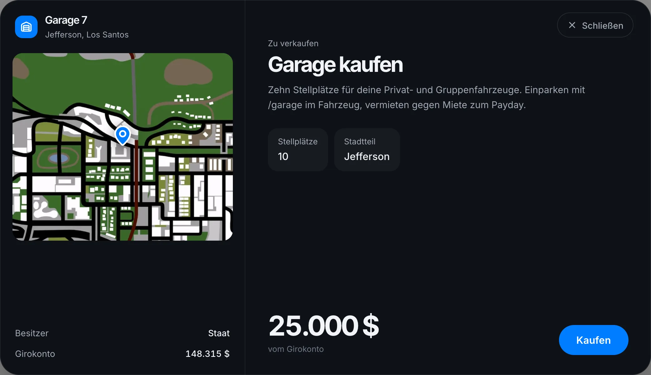 Garage kaufen
