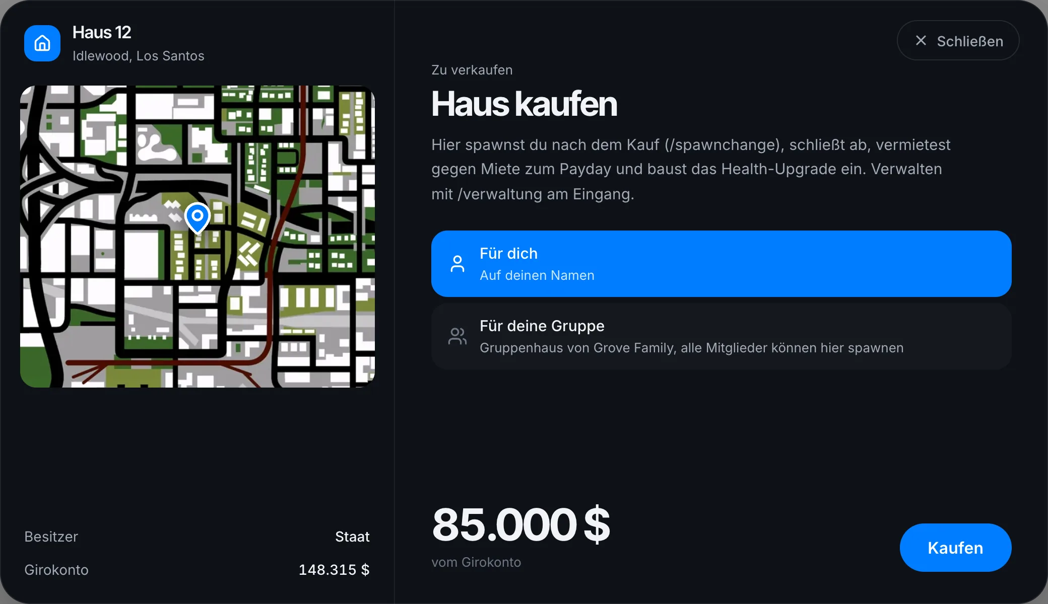 Haus kaufen, für dich oder deine Gruppe