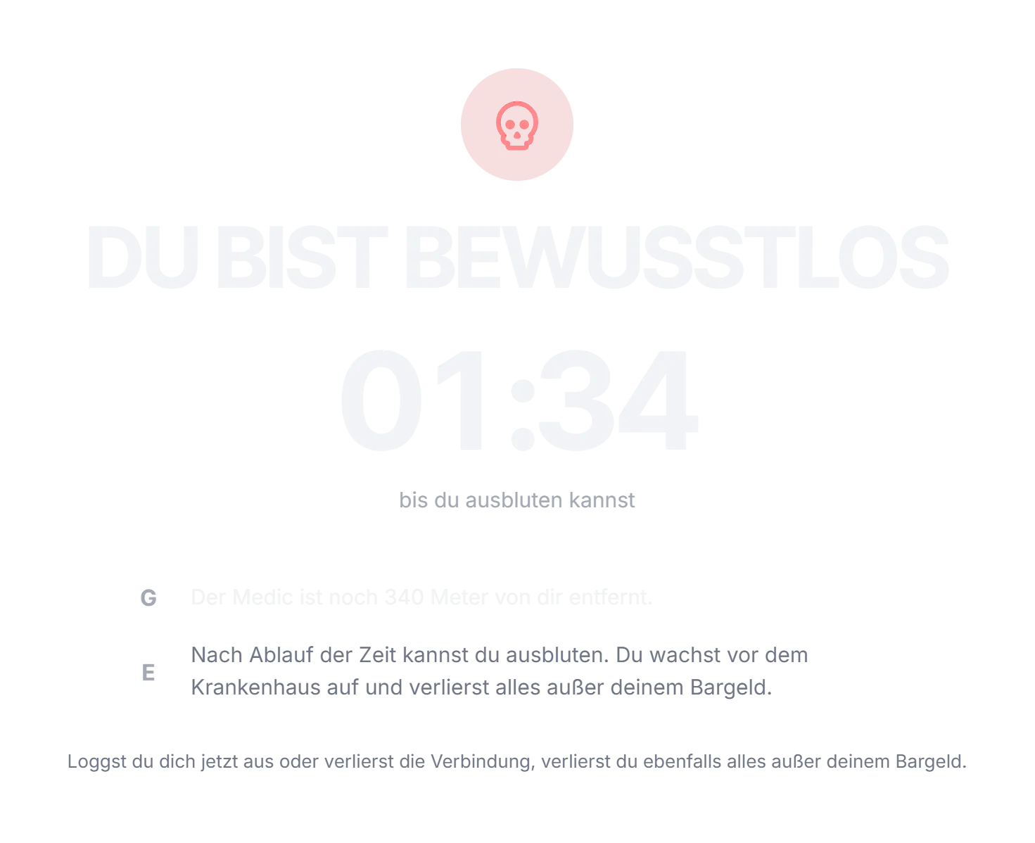 Ein Medic hat deinen Dispatch angenommen und ist unterwegs