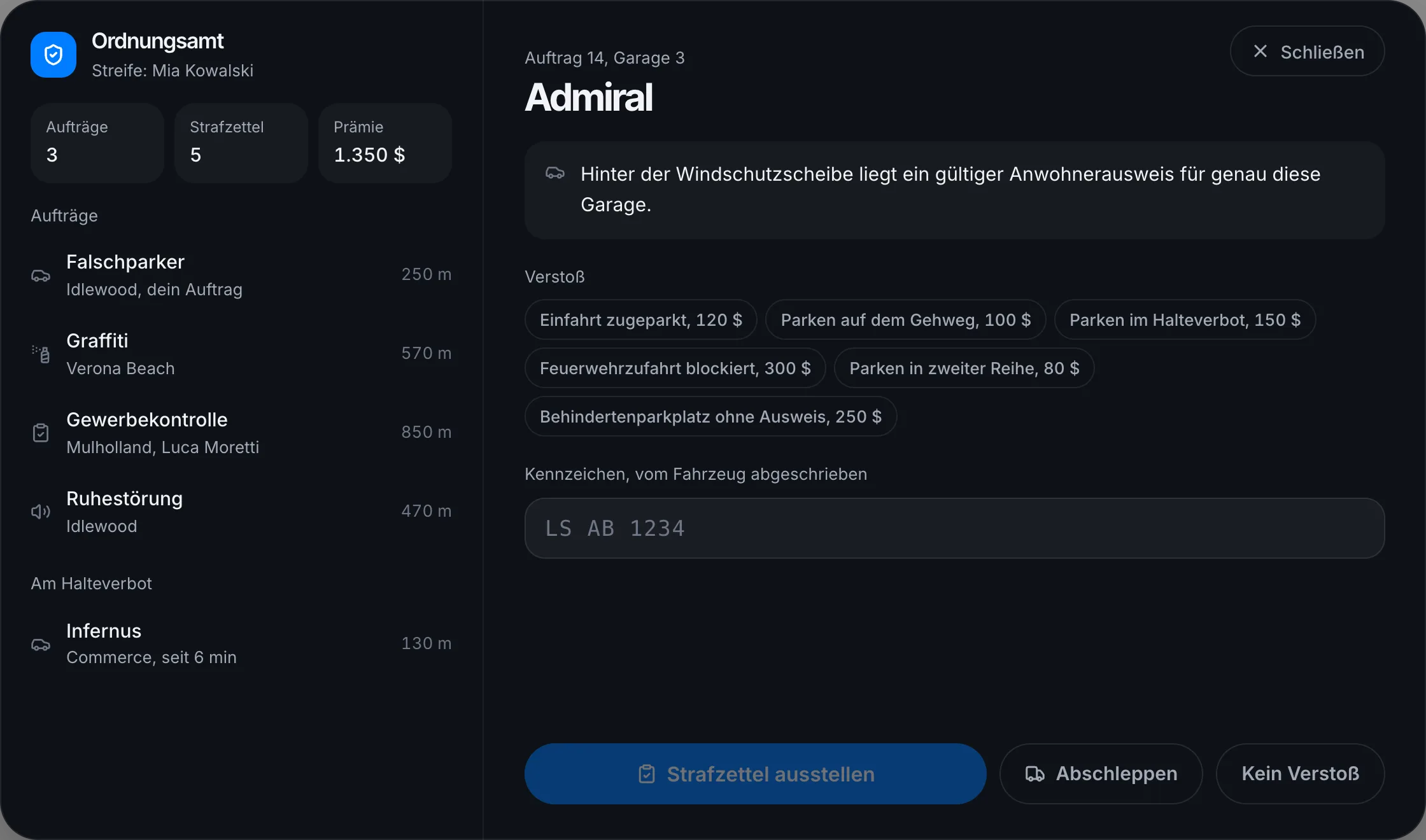 Falschparker mit Anwohnerausweis
