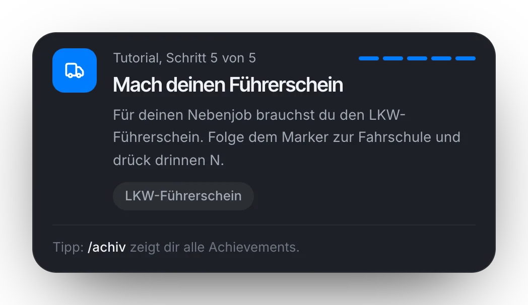 Schritt 5: der Schein für deinen Nebenjob